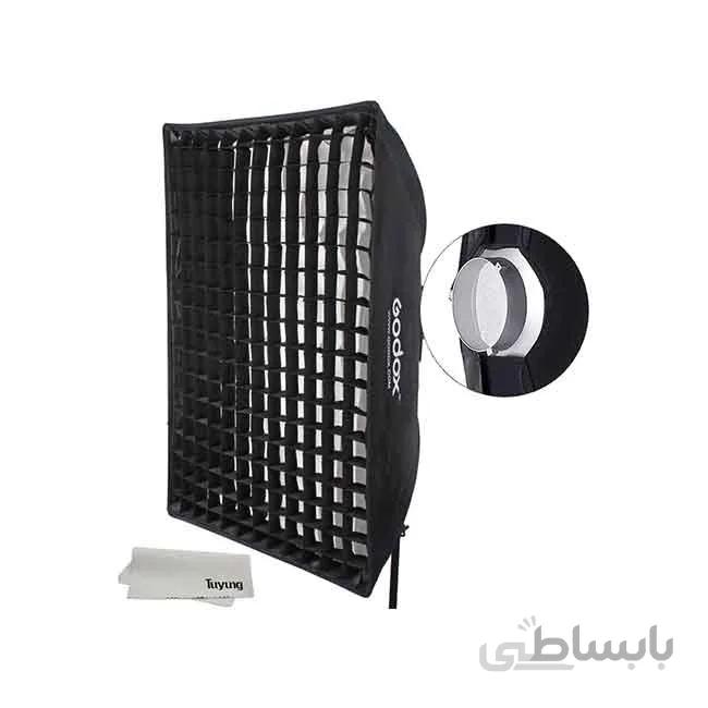 سافت باکس گریددار تی فوتو Tefoto 80*120cm
