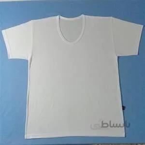 زیرپوش سفید xxxxxL قد ۹۵ سانت عرض 160 جنس پلی استر پنبه لطیف