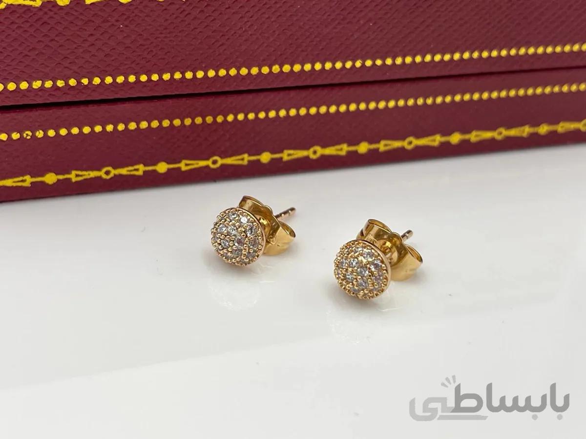 گل گوش ژوپینگ نگین کاری
