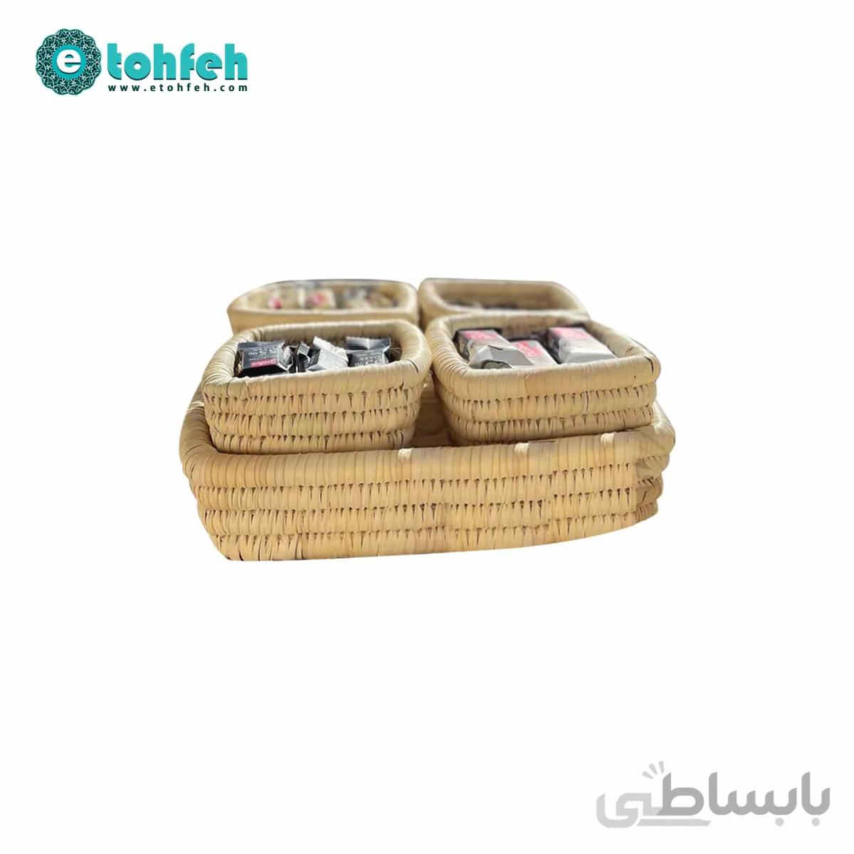 سینی و پیاله مربع