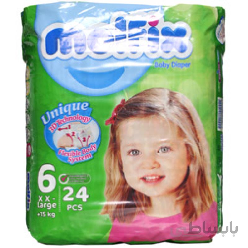 پوشک سایز 6 با تکنولوژی 3 بعدی ا Diapers size 6 3D Technology