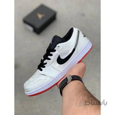 ست کتانی نایک ایر جردن بدون ساق nike air jordan 1 low fearless cu28