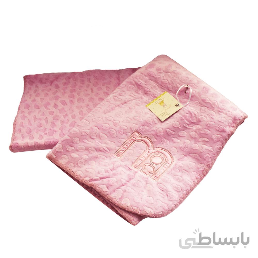 پتو نوزاد مادرکر mothercare مدل M1081 سایز 80×80 سانتیمتر صورتی