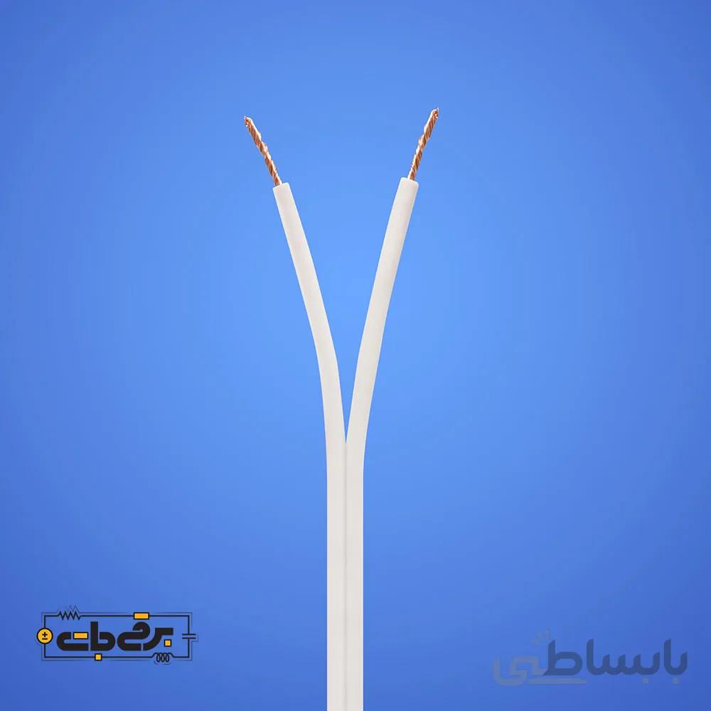 سیم نایلون سفید 2 در 0.75 برند البرز