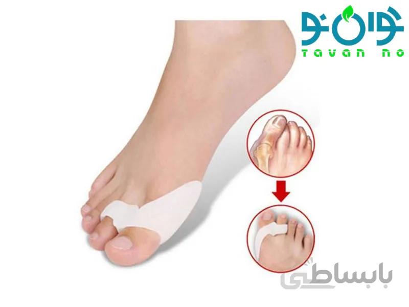 پدفاصله دهنده دو انگشت با ساپورت شصت سیلیکونی اوتسی TF 02