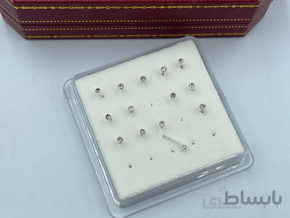 پیرسینگ بینی نقره