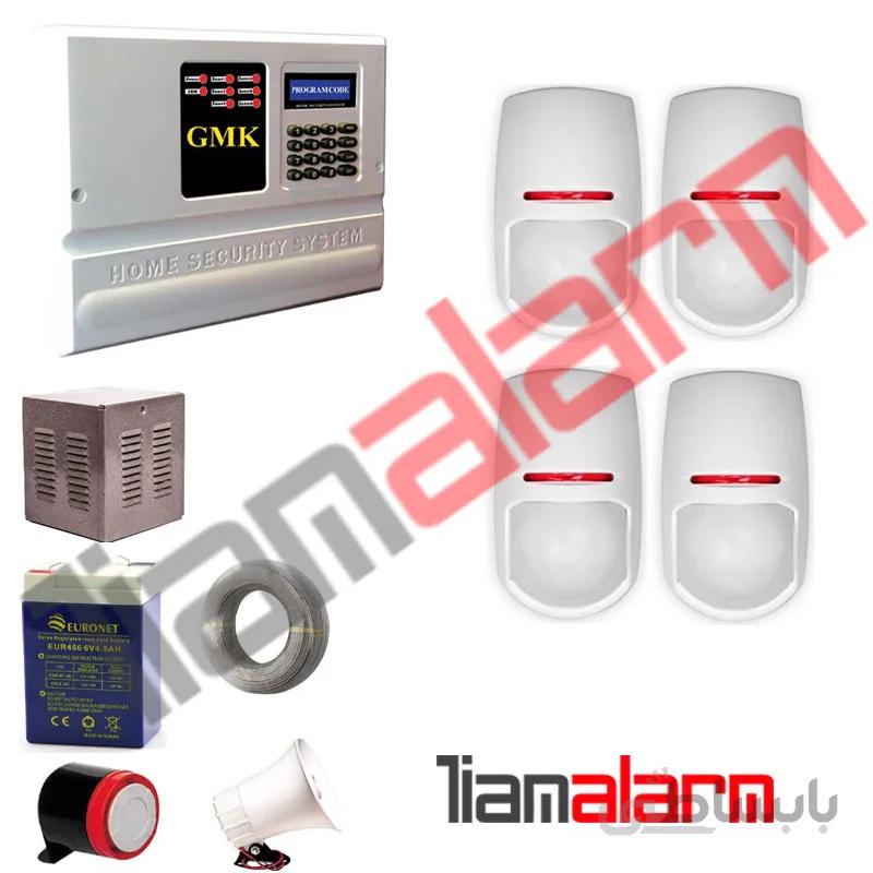 پکیج دزدگیر اماکن باسیم مدل جی ام کا سیم کارتی GM890PY4