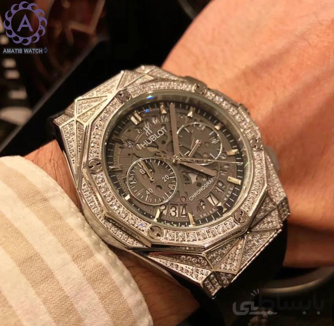 ساعت مردانه هابلوت مدل Hublot Aerofusion Orlinski 1080H