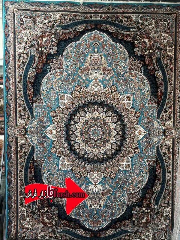 فرش 700 شانه طرح پرهام ابی