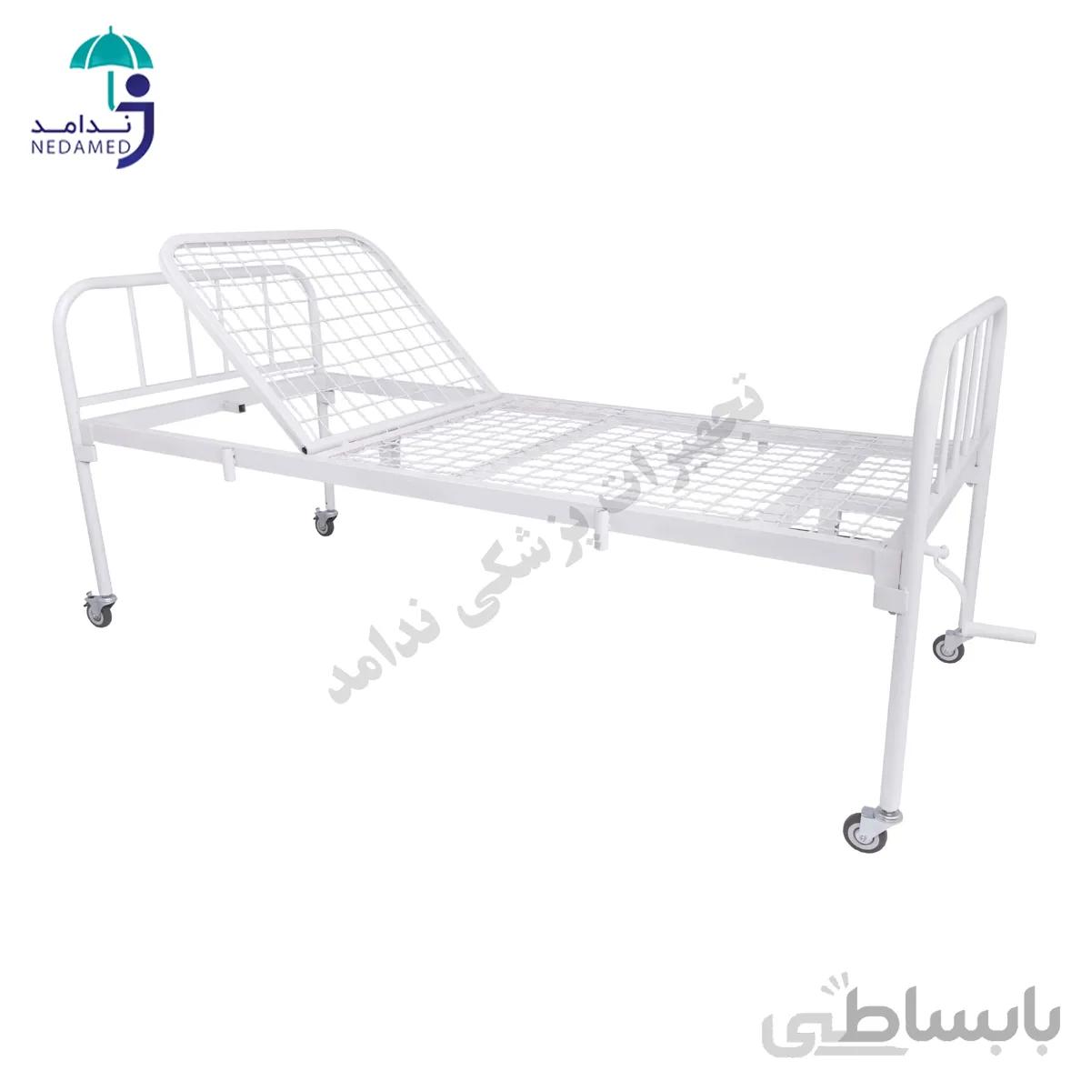 تخت بیمار یک شکن ساده پالس ویژن