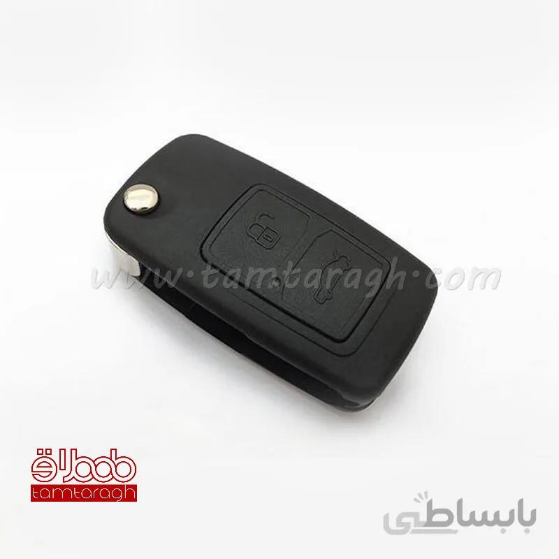 قاب ریموت ام‌وی‌ام 530-550 تاشو دو دکمه دارای صندوق پران
