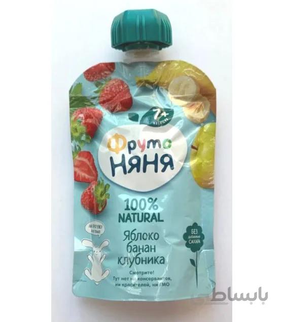 پوره ساندیسی سیب، موز و توت فرنگی فروتونیانیا Frutonyanya