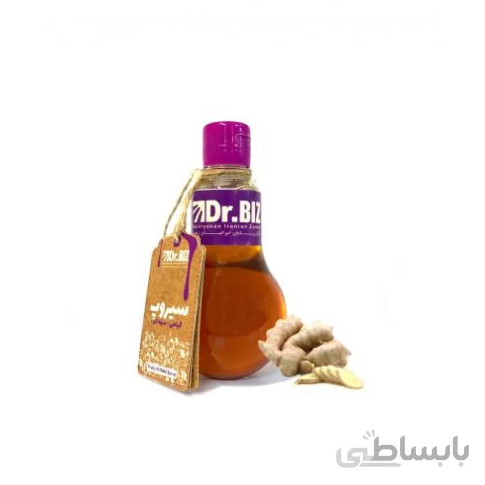سیروپ گیاهی میوه ای با طعم زنجبیل
