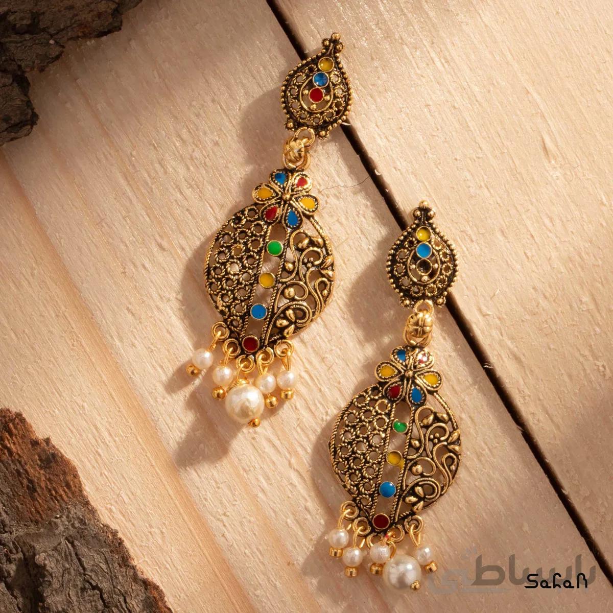 گوشواره طاووس مدل 2