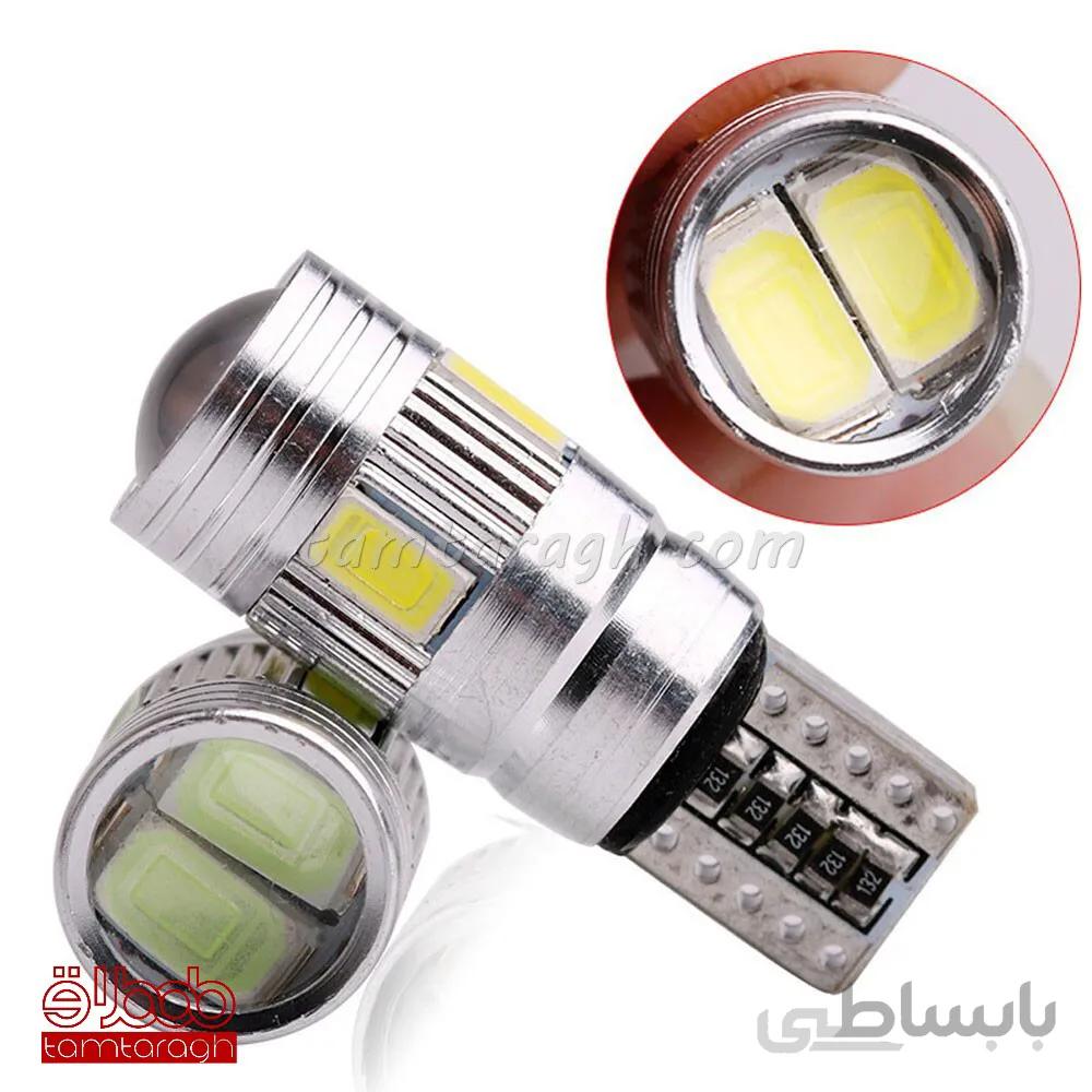 لامپ سکن ال ای دی لنز دار بدنه آلومینیوم 6 SMD