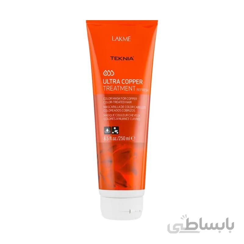 ماسک مو رنگساژ مسی تکنیا لاکمه Lakme Teknia Ultra Copper Treatment 250ml