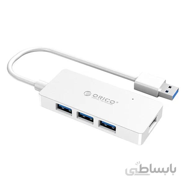 هاب 4 پورت اوریکو ORICO HS4U-U3 4 Port USB3.0 Rectangle HUB