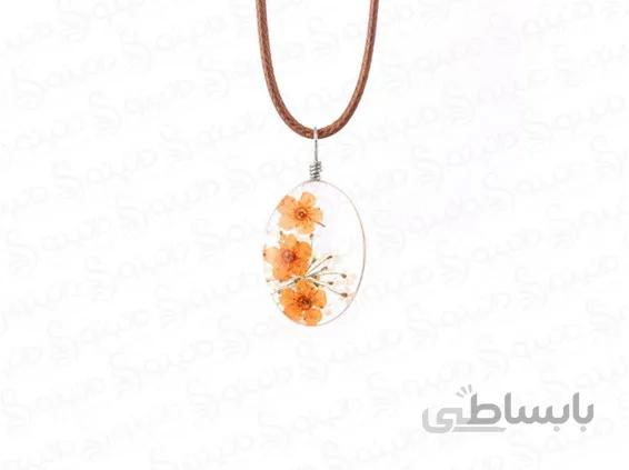 گردنبند زنانه رزین گل خشک فلیسیدا toxic-n-193