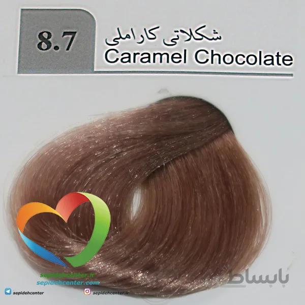 رنگ موی لاکچری دوپیر مدل 8.7 شکلاتی کاراملی 100 میل | Dupier Hair Color