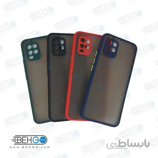 قاب گوشی شیائومی می 10 لایت گارد مدل پشت مات اصلی دور سیلیکونی کاور با محافظ لنز دوربین شیائومی Fashion Case For Xiaomi mi 10 lite