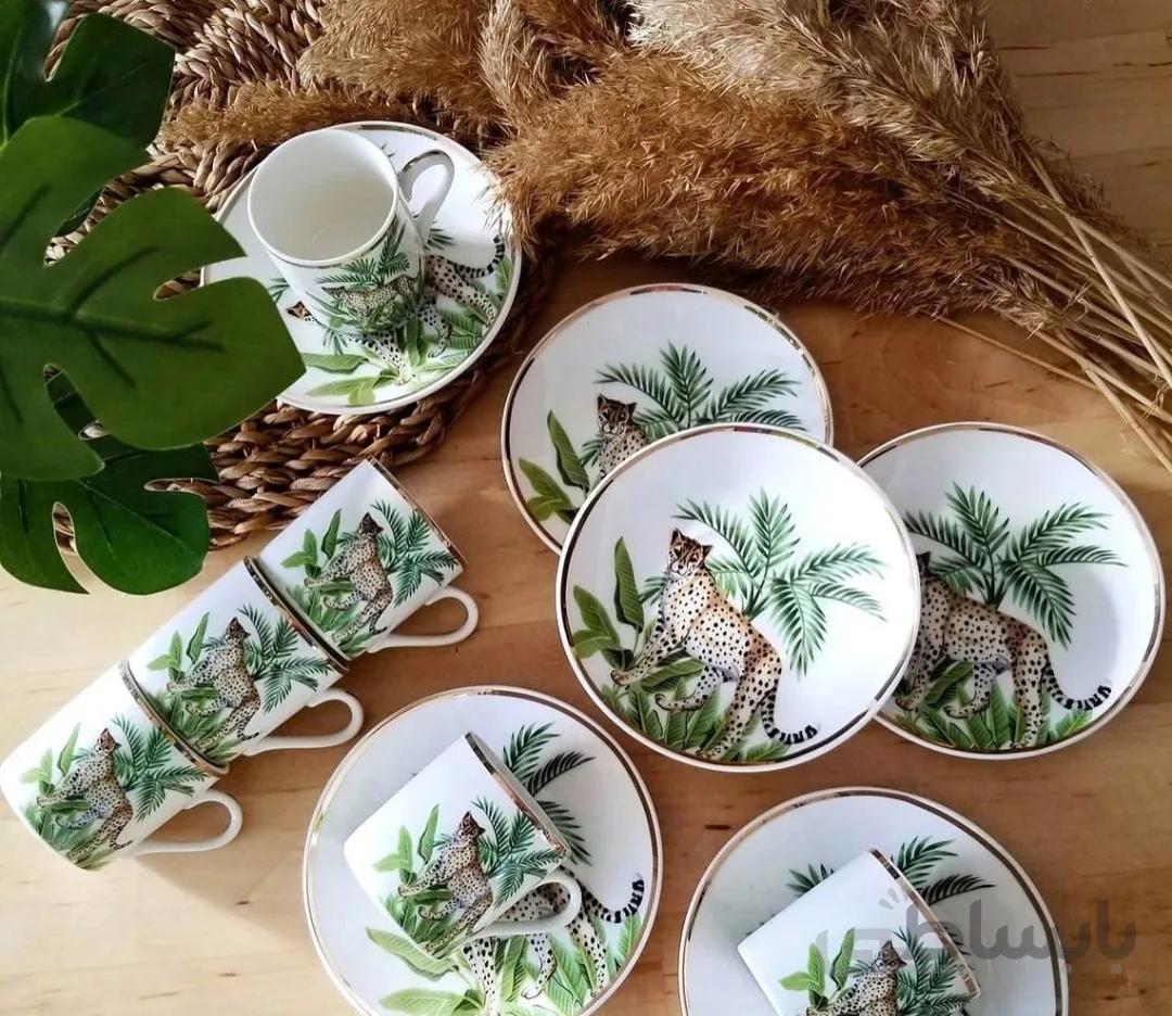 ست فنجان و نعلبکی قهوه خوری کد ۱۰۱۲۷۲