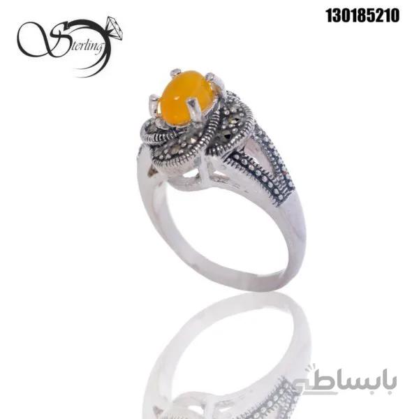 انگشتر شرف الشمس نقره زنانه کد:۱۶۵۸