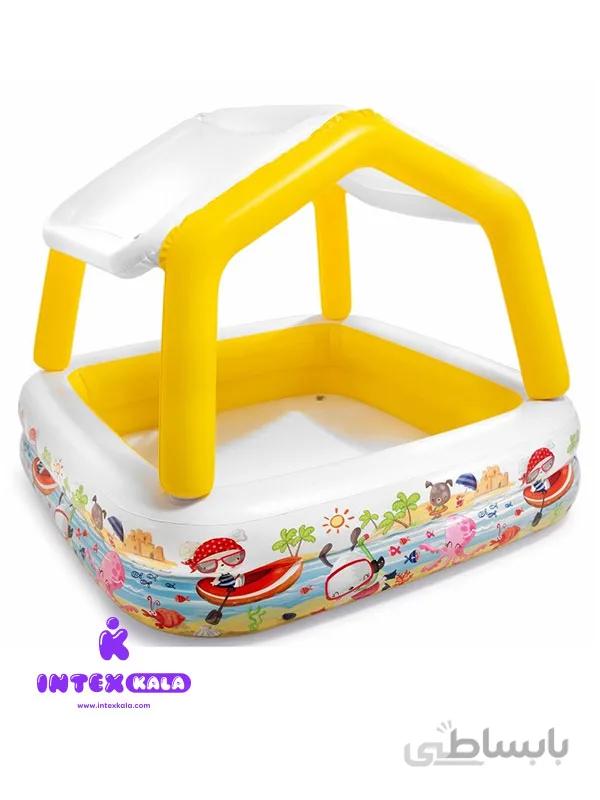 استخر بادی سایبان دار اینتکس ا intex 57470