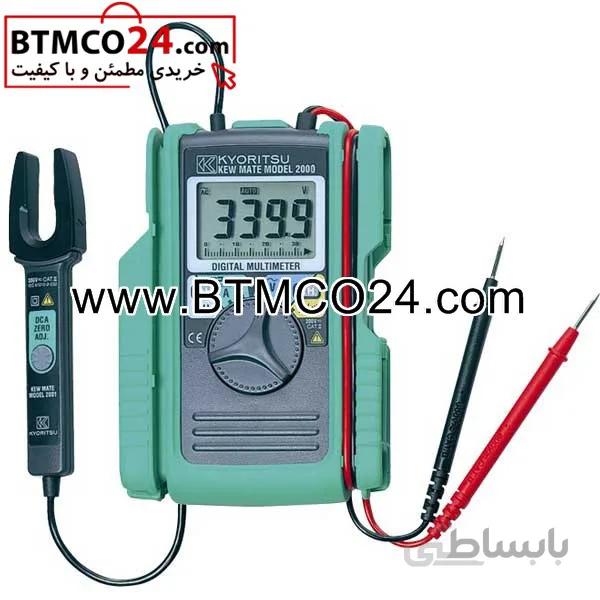 مولتی متر دیجیتال با مینی کلمپ کیوریتسو مدل KYORITSU 2000