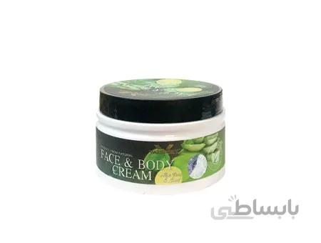 کرم مرطوب کننده و روشن کننده آلوئه ورا و لیمو والنسی حجم 250 گرم