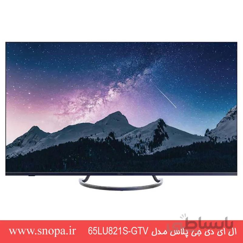 تلویزیون ال ای دی هوشمند جی پلاس مدل GTV-65LU821S سایز 65 اینچ ا Gplus GTV-65LU821S Smart LED TV 65 Inch