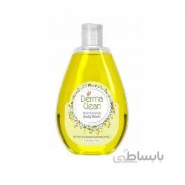 شامپو بدن درماکلین مرطوب کننده و نرم کننده حاوی عصاره شکوفه بهار نارنج 300 میل ا dermaclean body wash moisturizing bitter orange blossom 300ml