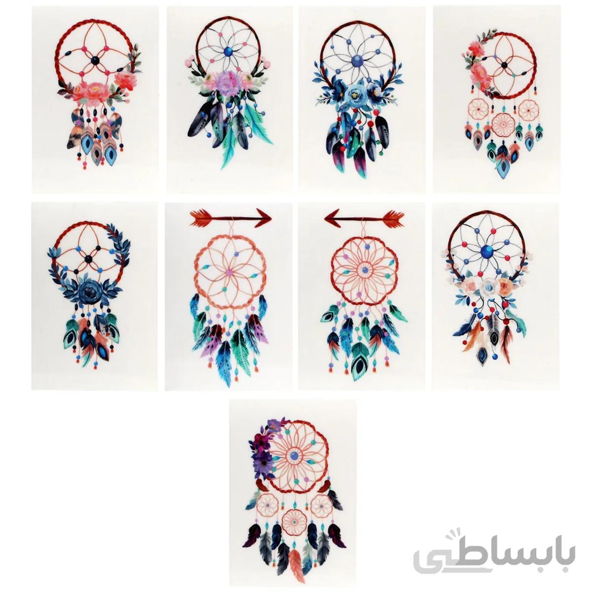 برچسب شفاف جمع و جور طرح Dreamcatcher