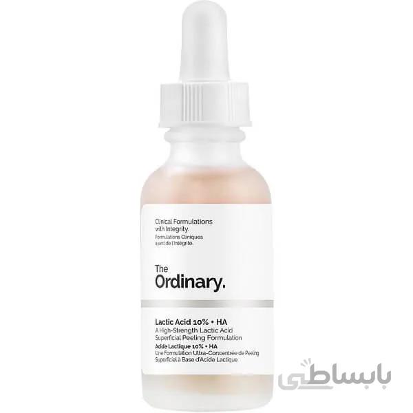 سرم لایه بردار لاکتیک اسید اوردینری با دو غلظت 5 و 10 درصد حجم 30 میلی
