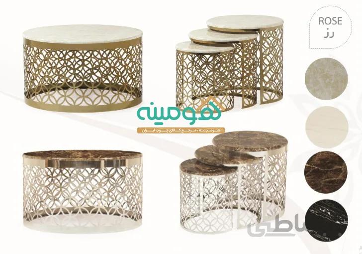 میز جلو مبلی عسلی مدل رز