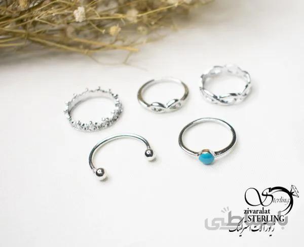 پک انگشتر زنانه کد 5842