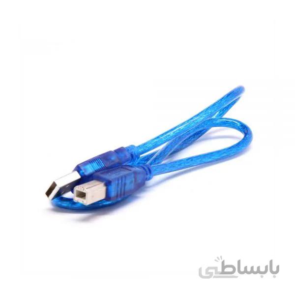 کابل 50 سانتی USB مناسب برای بردهای آردوینو / USB Cable Type A to Type B for Arduino board
