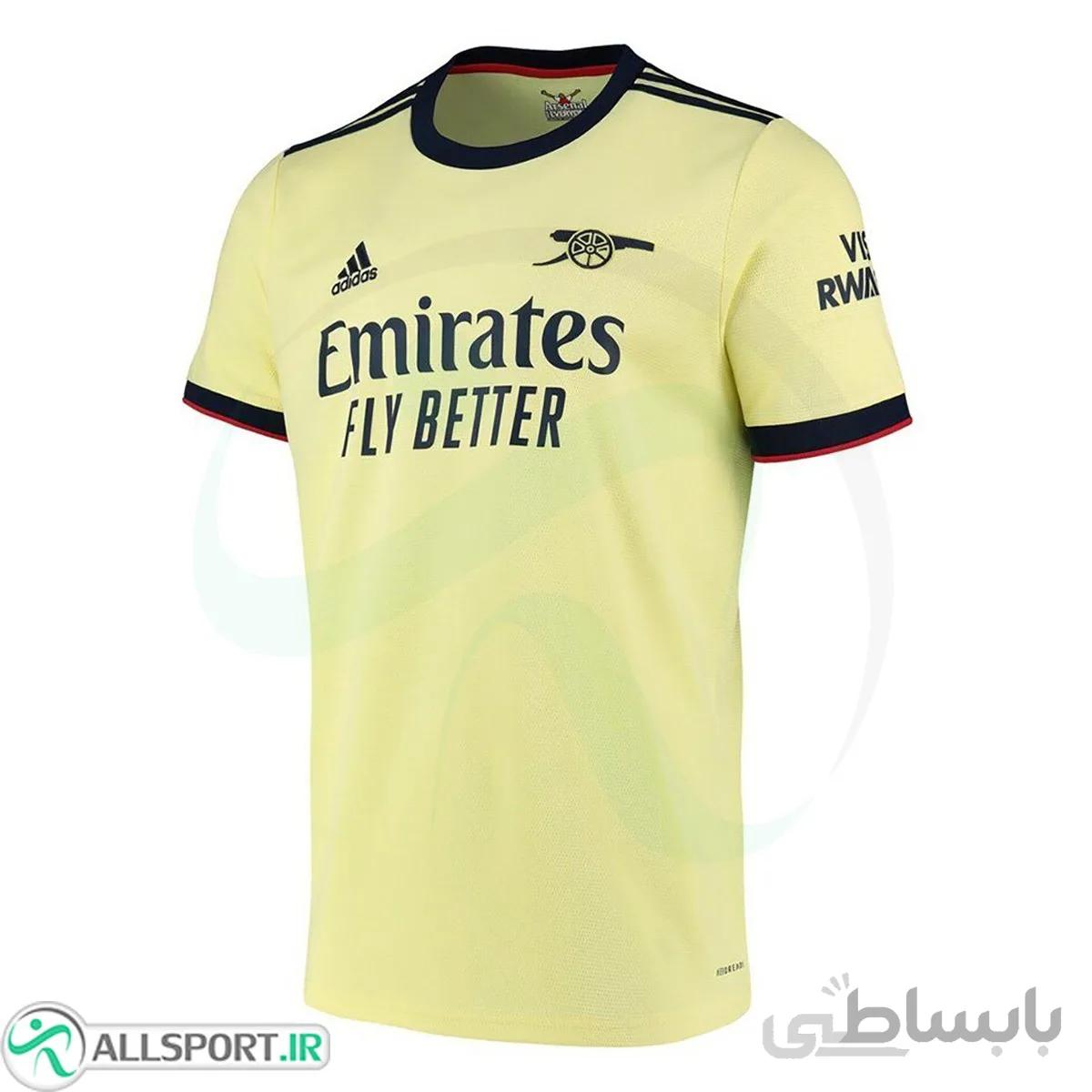 پیراهن دوم هواداری آرسنال Arsenal 2021-22 Away Soccer Jersey