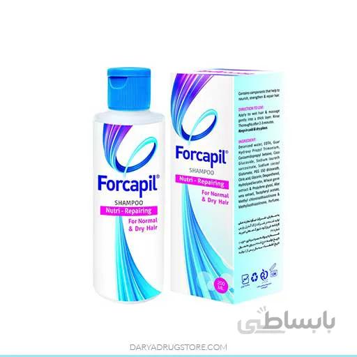 شامپو تغذیه کننده و ترمیم کننده مناسب موهای نرمال و خشک فورکاپیل