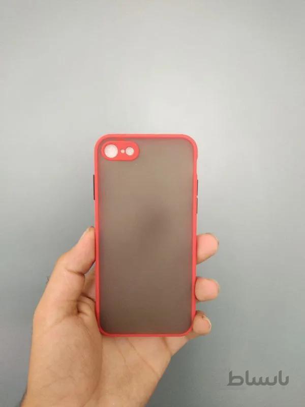 قاب گوشی ایفون 7/8/SE2020 پشت مات محافظ لنزدار ا Camera Lens Protect Hybrid Simple Matte Pc Phone Case for apple iphone 7