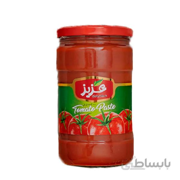 رب گوجه فرنگی عزیز شیشه ای 2کیلوگرمی