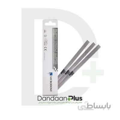 نوار پرداخت استیل دو رو Microdont- Stainless Steel Abrasive Strip double face