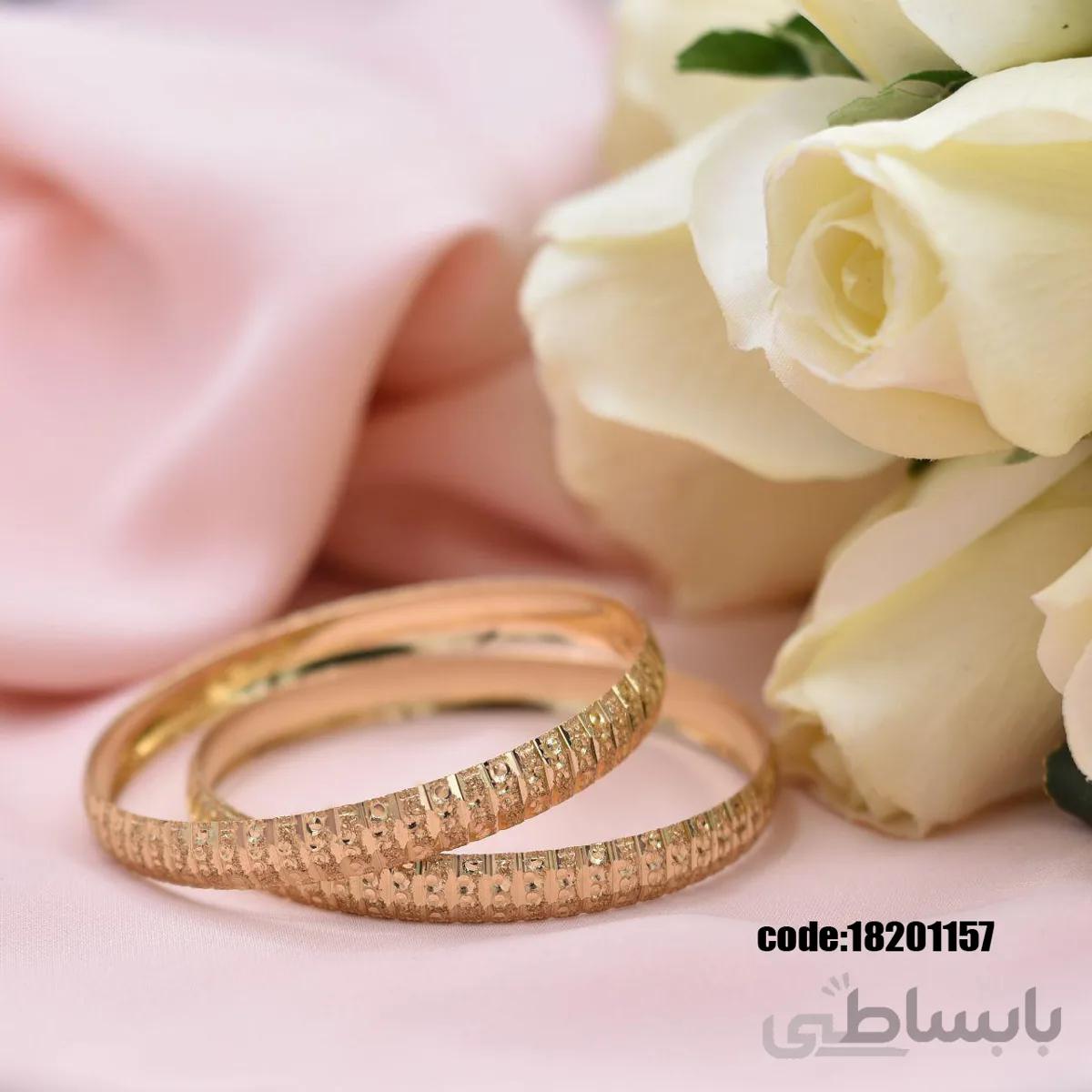 النگو روسی طرح طلا سایز یک
