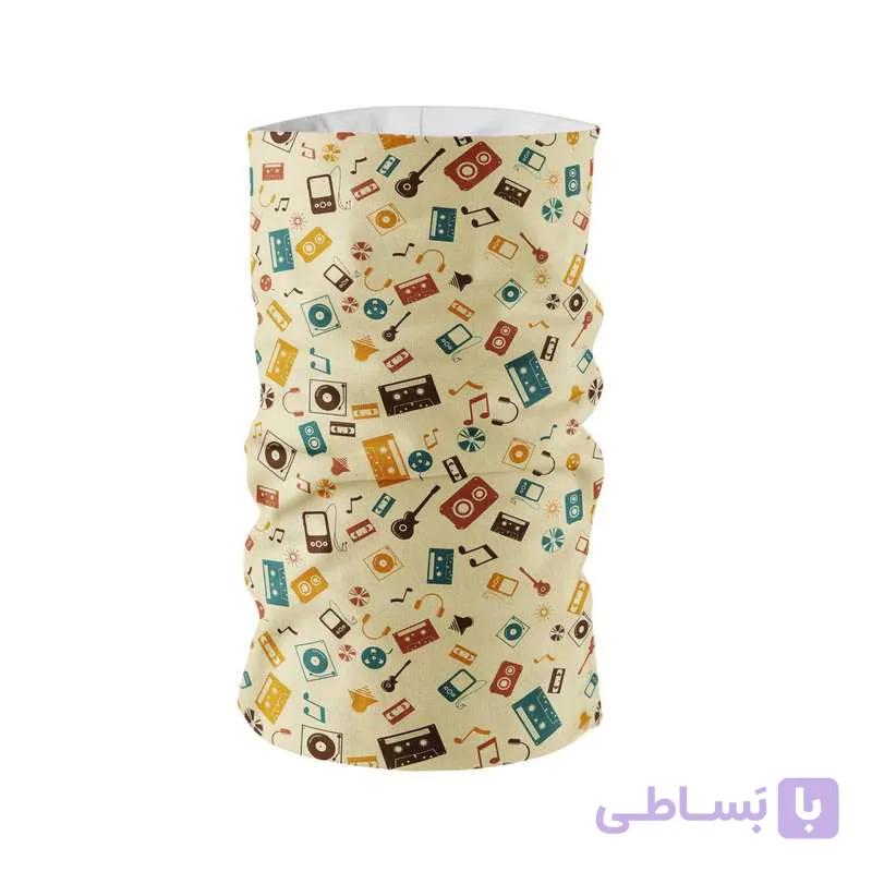 دستمال سر و گردن هاماگراف مدل موسیقی