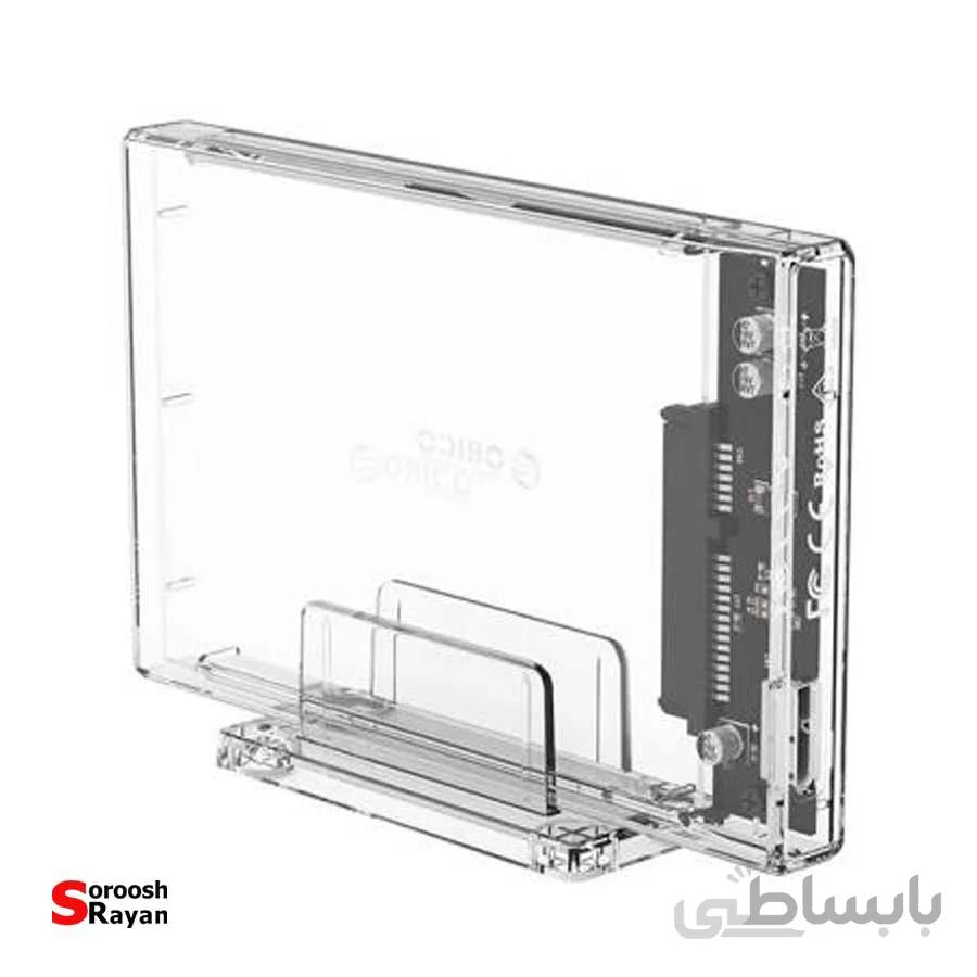 باکس هارد USB3.0 اوریکو مدل 2159U3 ا 2159U3 2.5 inch Transparent USB3.0 Hard Drive Enclosure with Stand