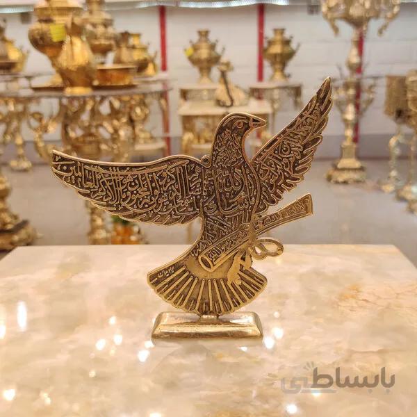 مجسمه برنزی طرح کبوتر و ان یکاد کد ۱۲۴۷