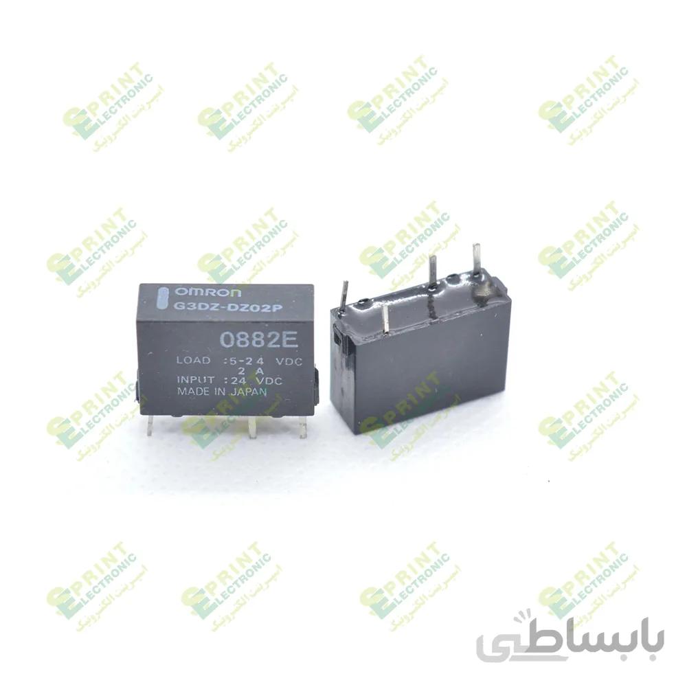 رله الکترونیکی SSR روبردی 4 پایه تک فاز 2 آمپر DC/DC