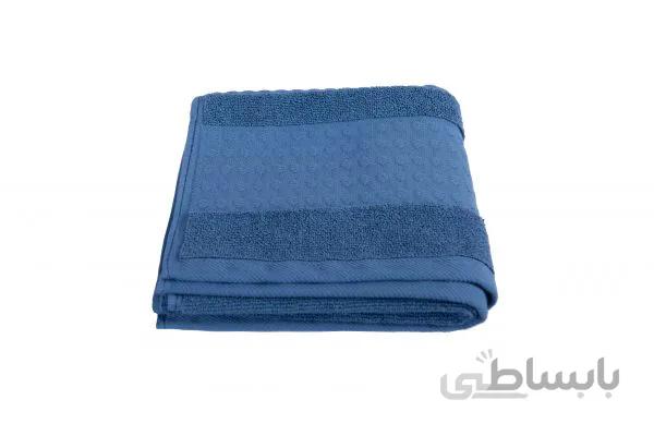 حوله دستی Bera Home طرح خالدار رنگ طوسی آبی
