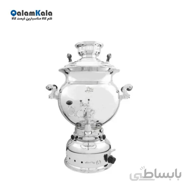 سماور گازسوز برادران سیفی مدل شکمی ظرفیت 20 لیتری ترموکوبل دار