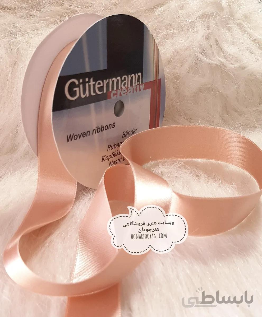 روبان 2رو ساتن عرض 20 میل برند Gutermann اسپانیا کد 121(فروش بصورت متری)