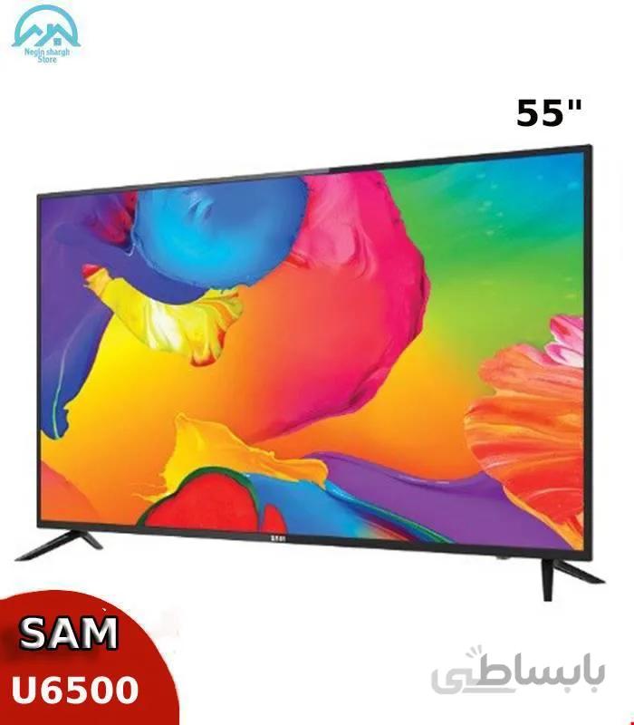 تلویزیون ال ای دی سام الکترونیک مدل UA55TU6500TH سایز55 اینچ ا SAM UA55TU6500TH TV